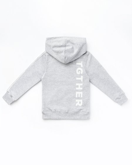 TGTHER HOODIE KIDS GRAU