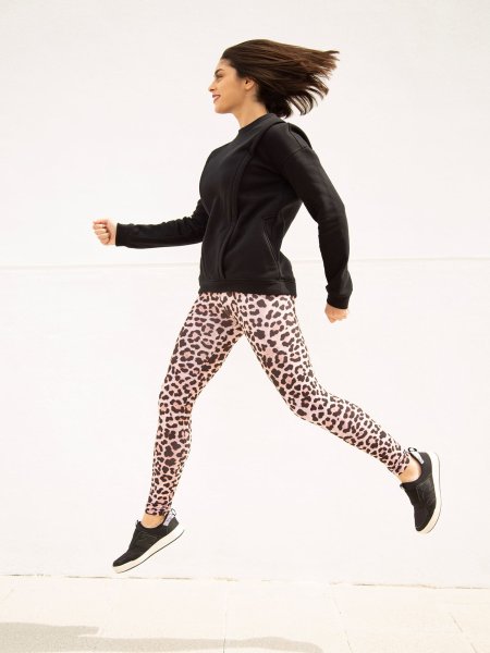 LEGGINGS LEO - ROSE - LONG