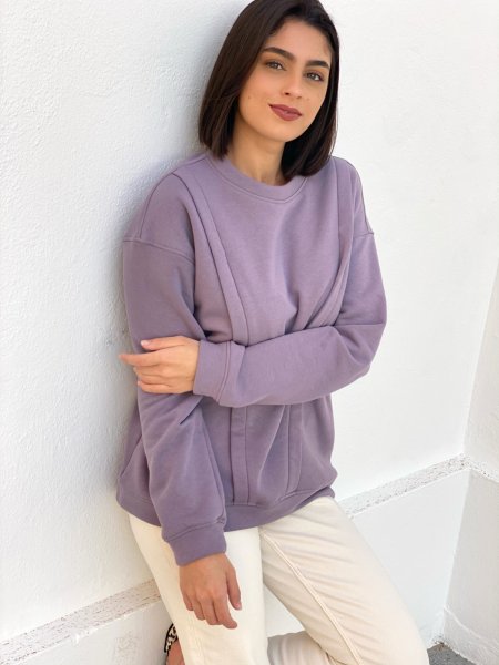 STILLPULLOVER ISSY PURPLE XL