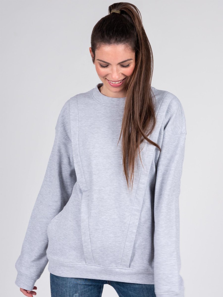 STILLPULLOVER ISSY GRAU M