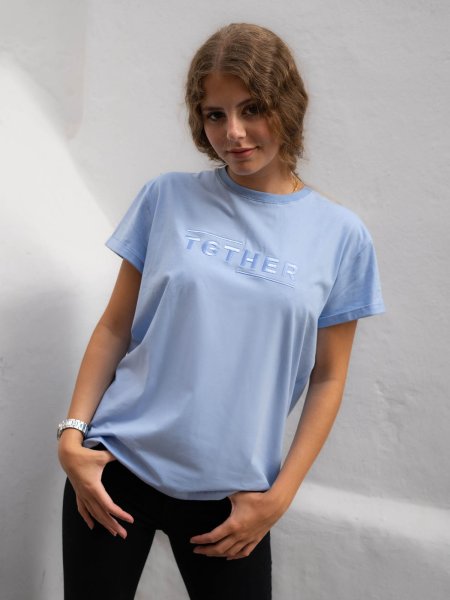 TGTHER T-SHIRT BLAU LADY