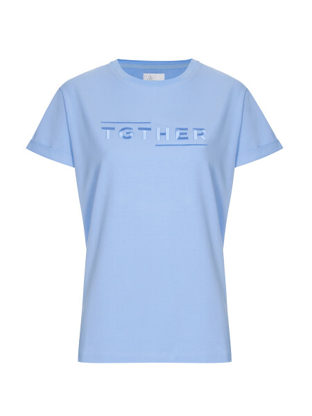 TGTHER T-SHIRT BLAU LADY