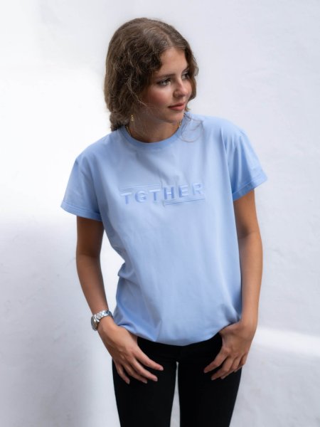 TGTHER T-SHIRT BLAU LADY XS