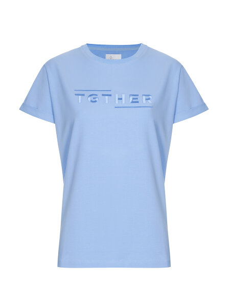 TGTHER T-SHIRT BLAU LADY M