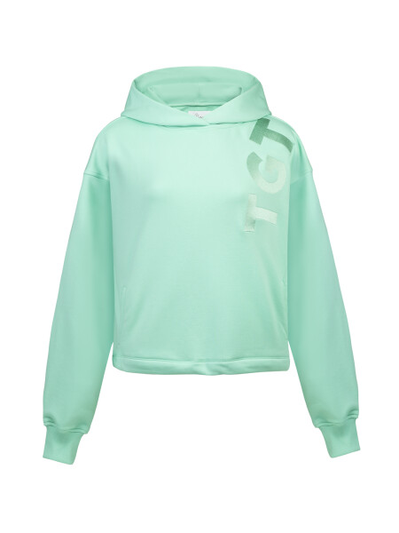 TGTHER CROPPED HOODIE PEPPERMINT S