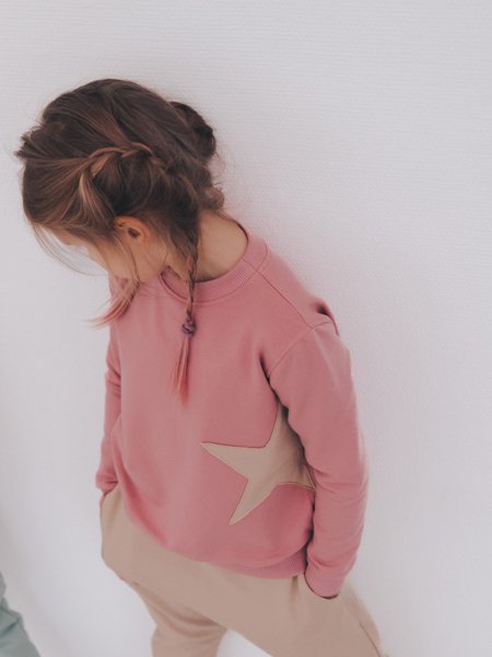 PULLOVER ROSA STERN BEIGE 110-116