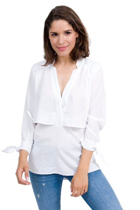 STILL-BLUSE KIKI WEISS XS